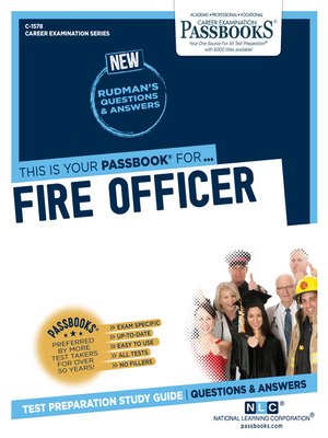 cover image of Fire Officer